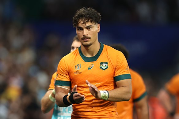 Jordan Petaia is back in Wallabies contention, after last playing in the 2023 World Cup.