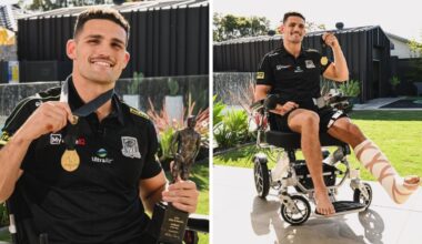 Dally M Medal 2026 live updates: Nathan Cleary wins Dally M Medal at home in wheelchair, Jaime Chapman, star’s partner turn heads on red carpet