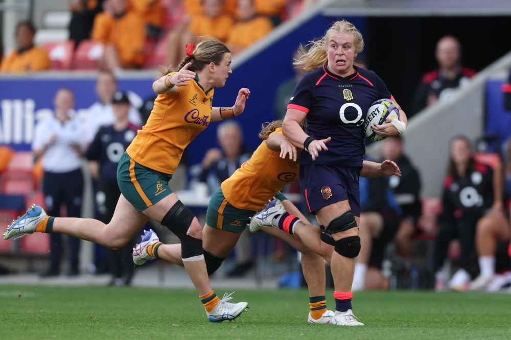 England run down Wallaroos half-time lead to open WXV Global Series with victory