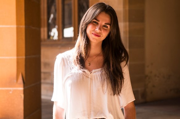 Of the 20 domestic students in her cohort, Annalise Magill says that 10 are fellow city kids. 