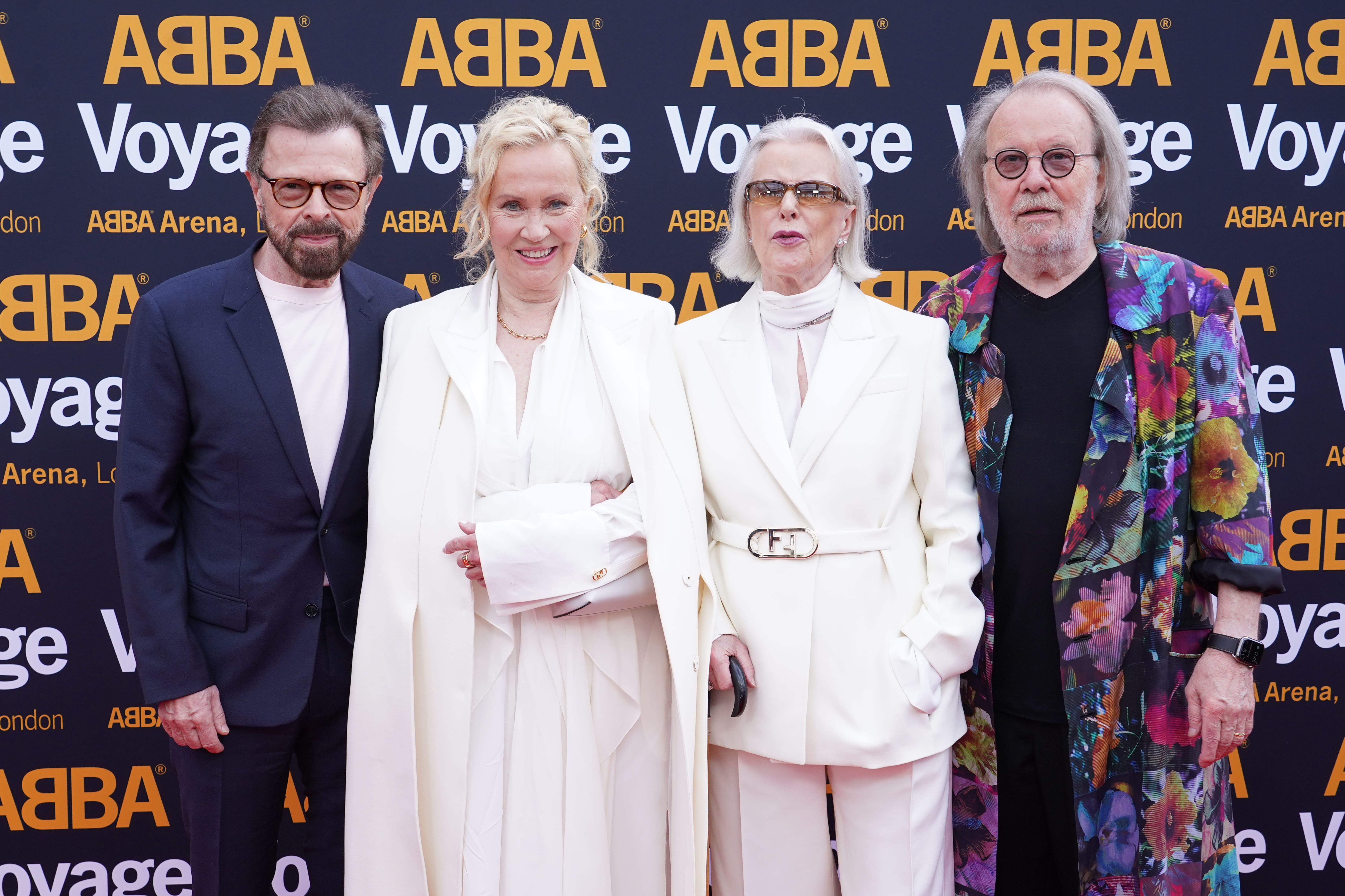 Bjorn Ulvaeus, Agnetha Faltskog, Anni-Frid Lyngstad and Benny Andersson of Abba