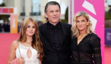 Ethan Hawke Makes Rare Red Carpet Appearance with Wife Ryan & Daughter Indiana, 15, at Deauville American Film Festival 2026! | Just Jared
