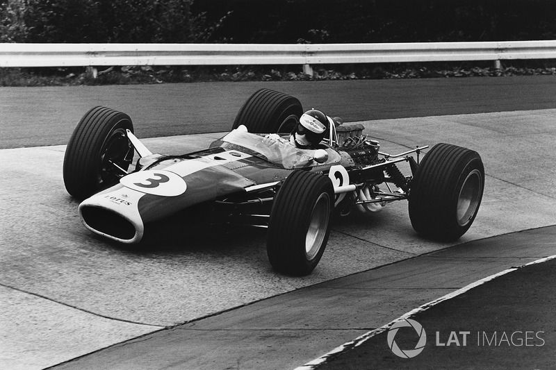 Clark took pole by 9.4s at the Nurburgring in 1967