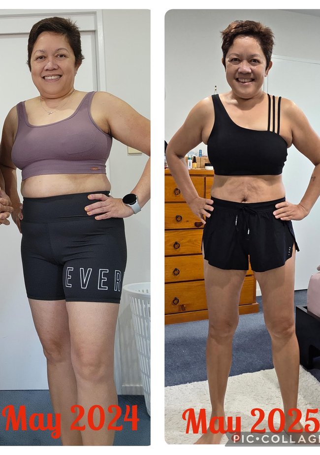 One 55-year-old woman is maintaining her goals with one Glow Shake per day.
