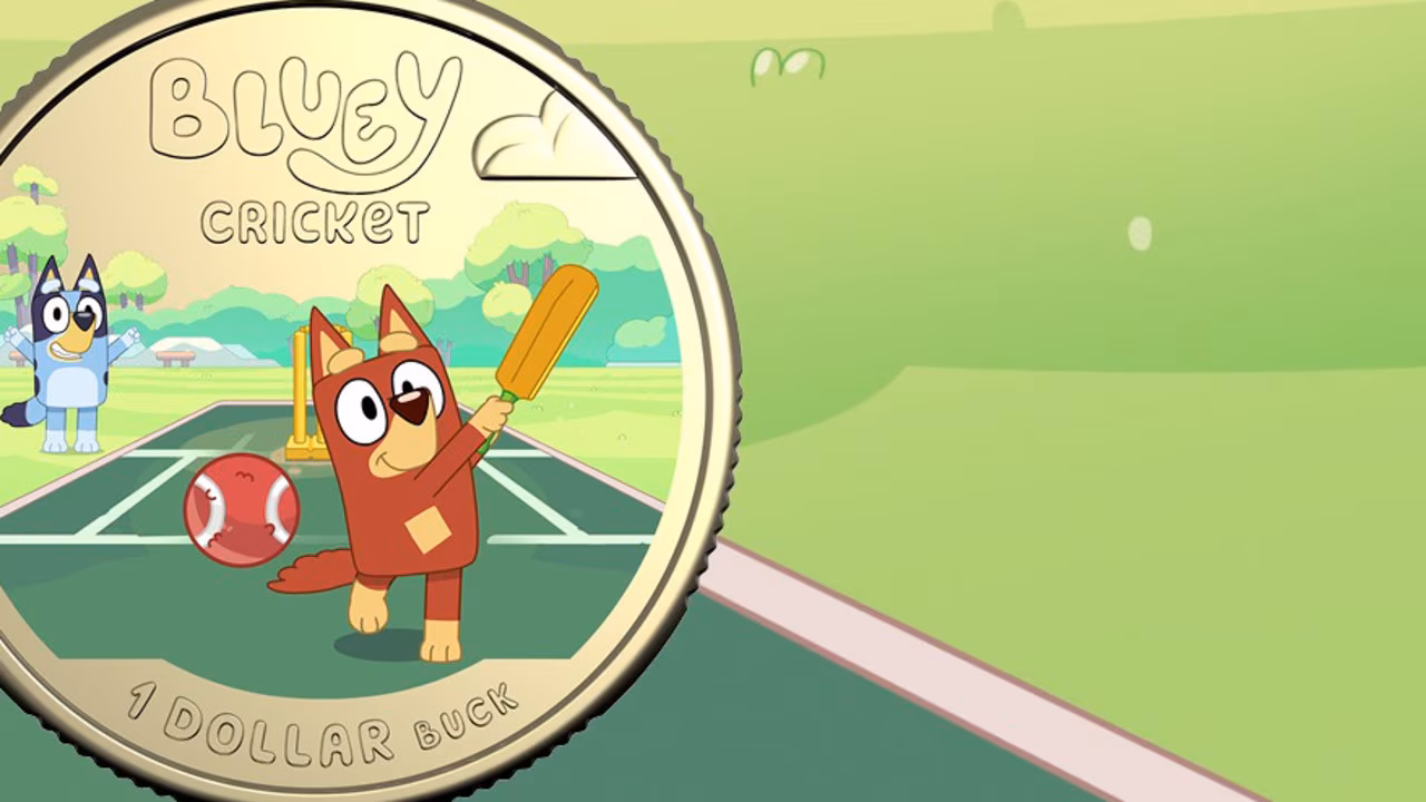 New Bluey coin will hit you for six