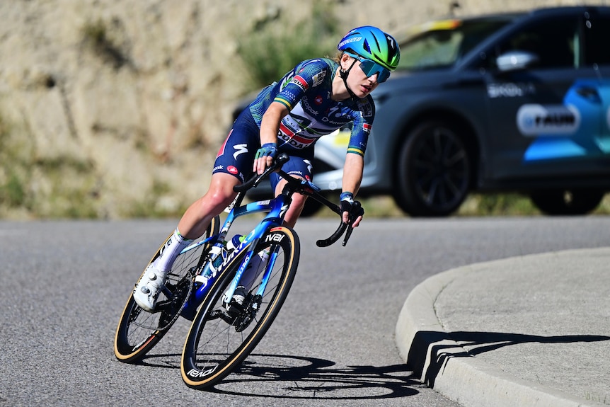 Sarah Gigante rides her bike