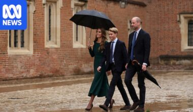 Prince George arrives at Eton College for first day at new school