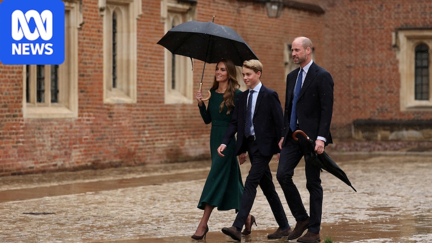 Prince George arrives at Eton College for first day at new school