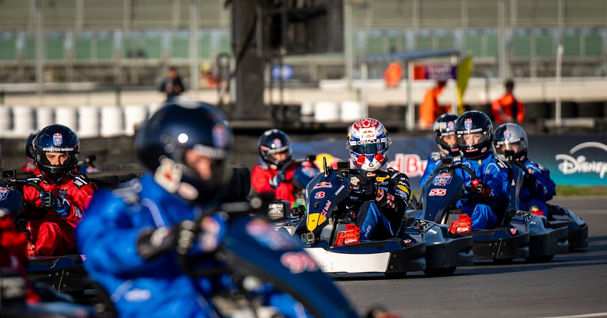 Formula 1 star Max Verstappen in a kart: 100 overtaking manoeuvres in just 14 laps - Formula 1