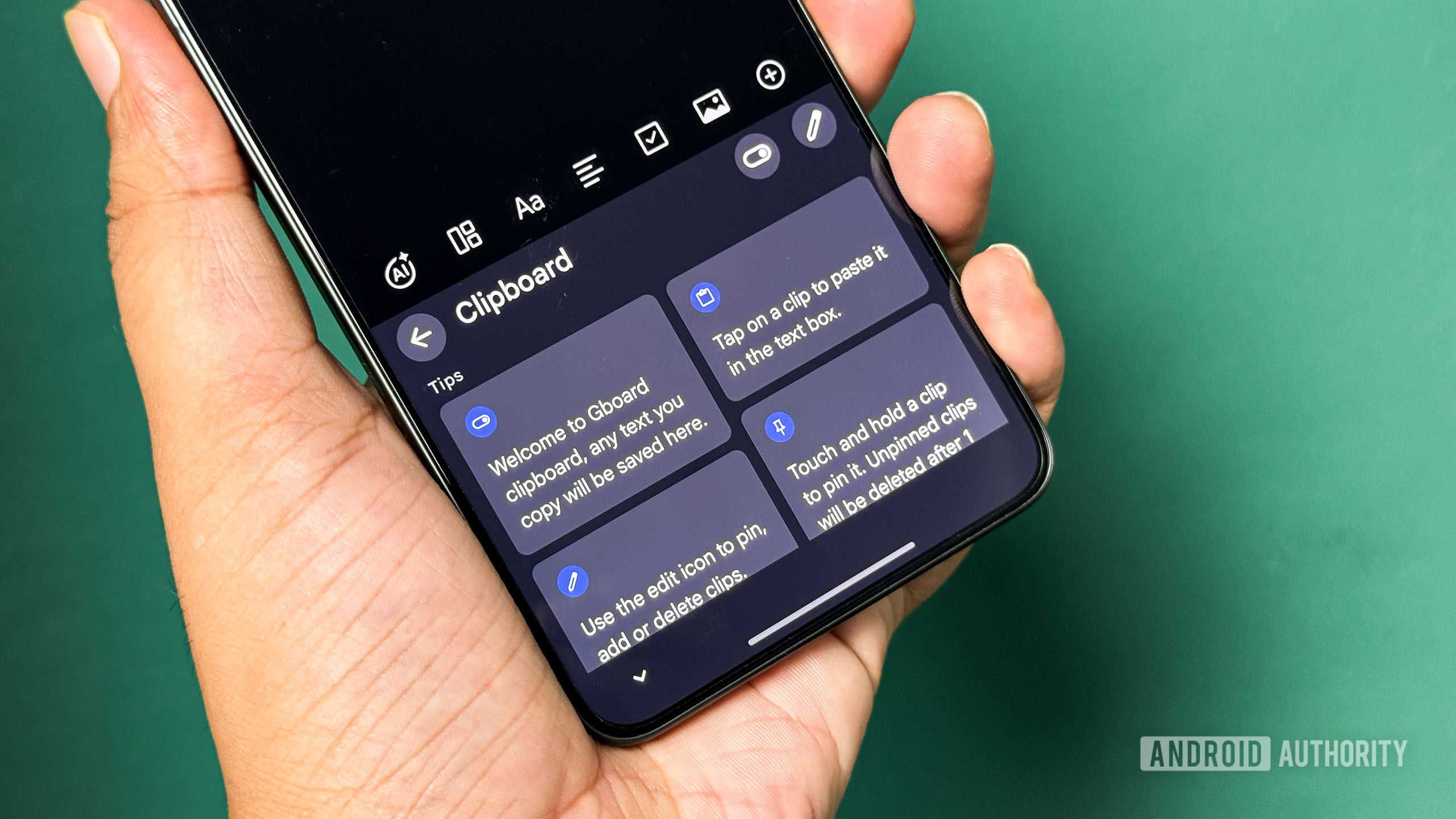 gboard app with clipboard open on vivo x300 ultra gboard app with clipboard open on vivo x300 ultra