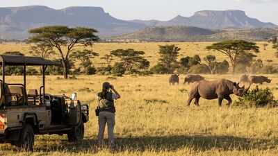 In 1983, rhino champion Anna Merz spent her savings to secure 5,000 Kenyan acres; the sanctuary she started grew into Lewa, now sheltering about 245 rhinos across the greater Lewa Borana environment