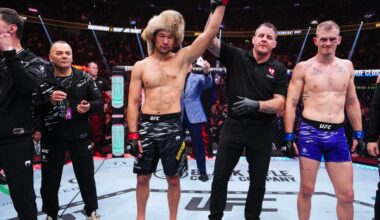 Rakhmonov reflects on fighting Garry with injured knee: ‘That’s the Kazakh way’