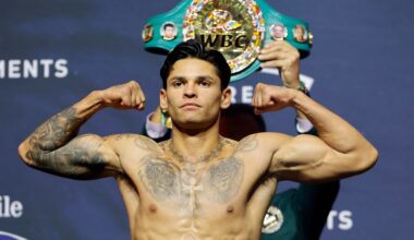 Ryan Garcia vs. Conor Benn weigh-in video