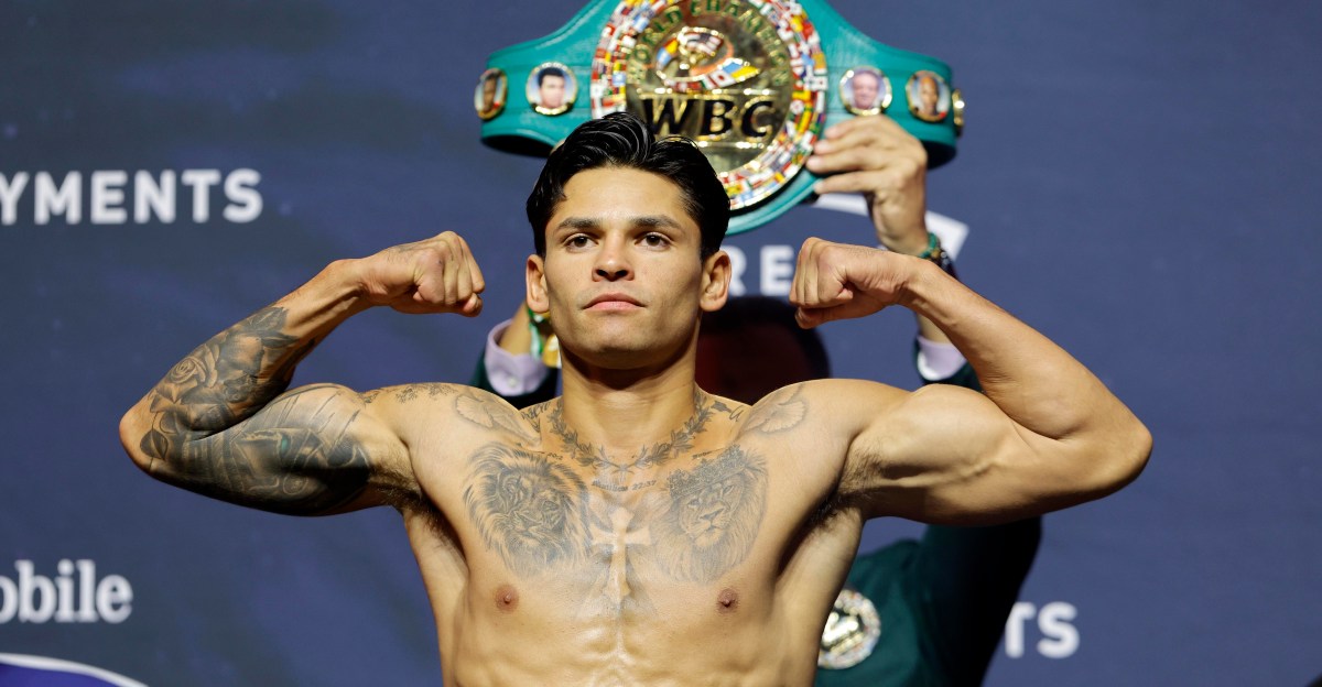 Ryan Garcia vs. Conor Benn weigh-in video