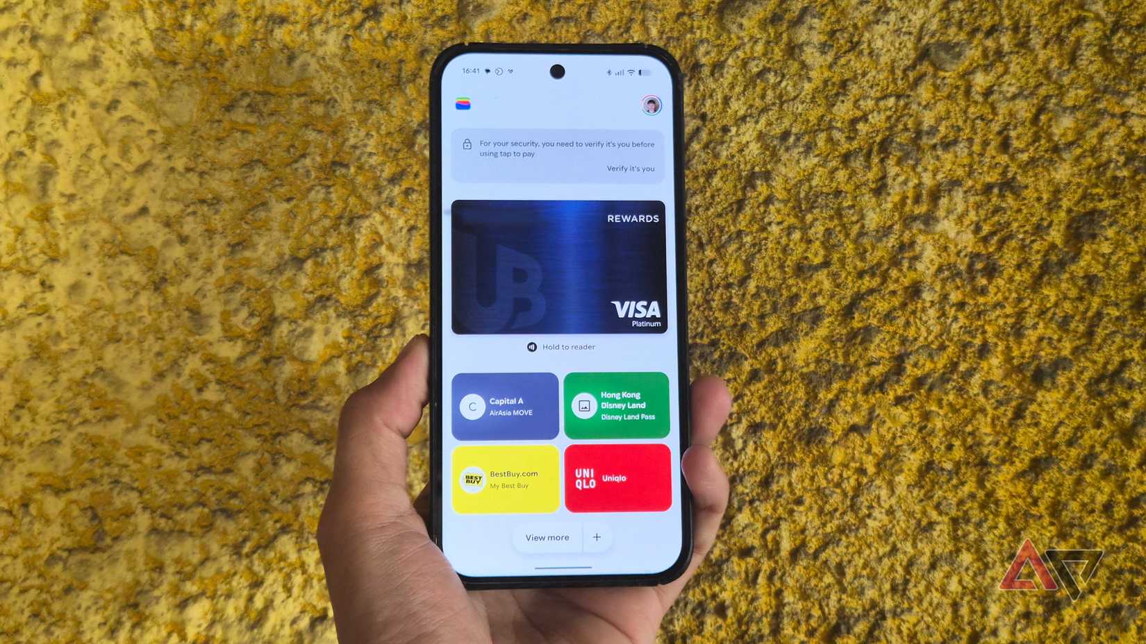 Debit credit card and membership IDs on AirAsia airline Best Buy and Uniqlo on Google Wallet app
