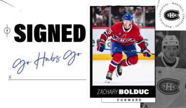 Four-year contract for Zachary Bolduc