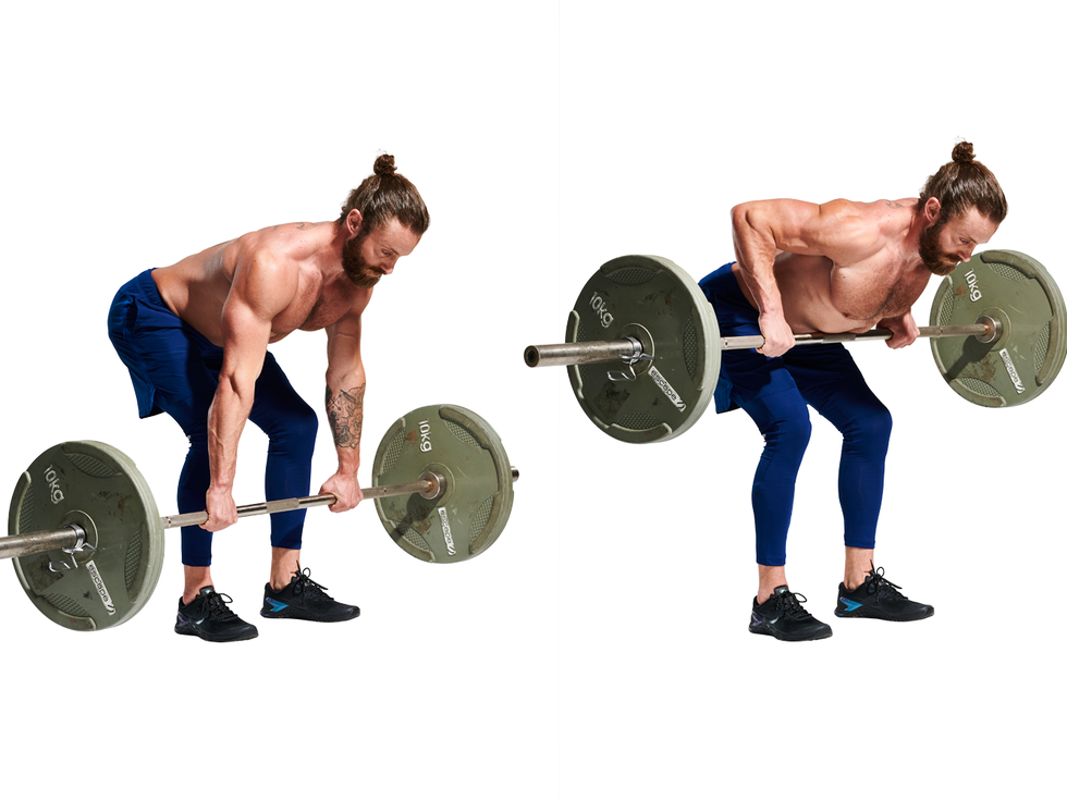 barbell row