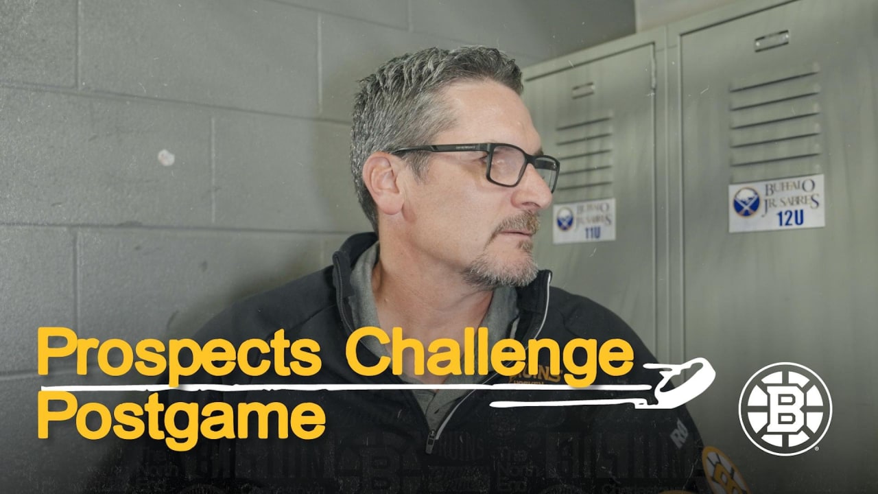Prospects Challenge Postgame Interviews | Boston Bruins