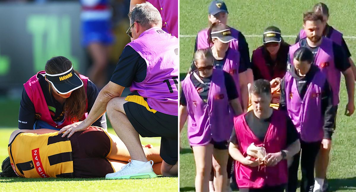 AFL world rallies around Hawthorn star after 'devastating' scenes for three-time All-Australian