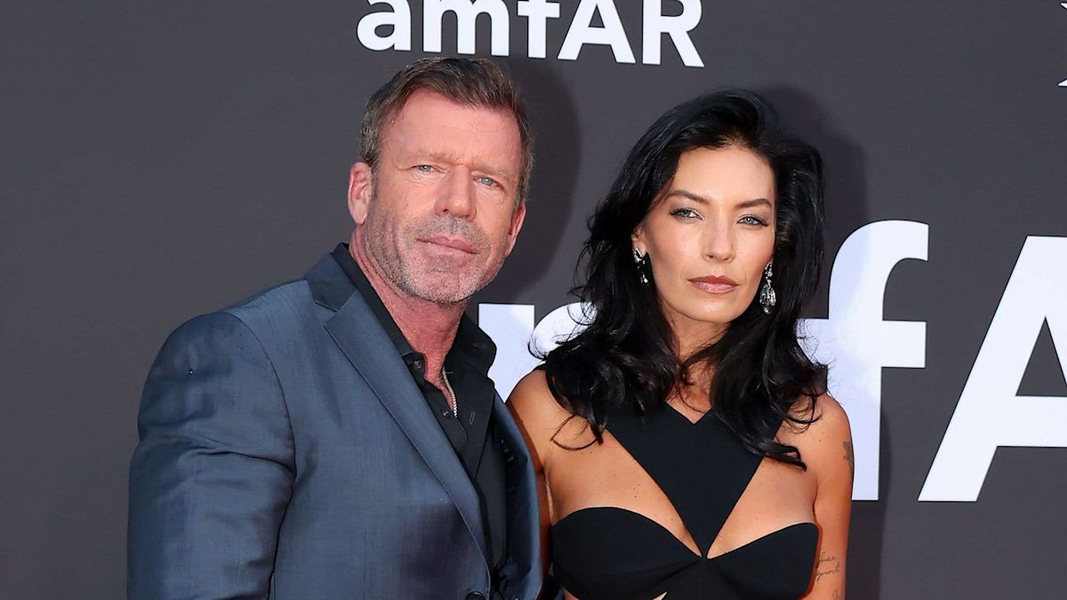 Taylor Sheridan cuddles up to wife in stunning glimpse of $320 million Texas ranch