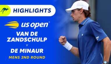 Watch US Open Tennis - Season 2026 - Round 2: Botic van de Zandschulp vs Alex de Minaur | Match Highlights - 9Now