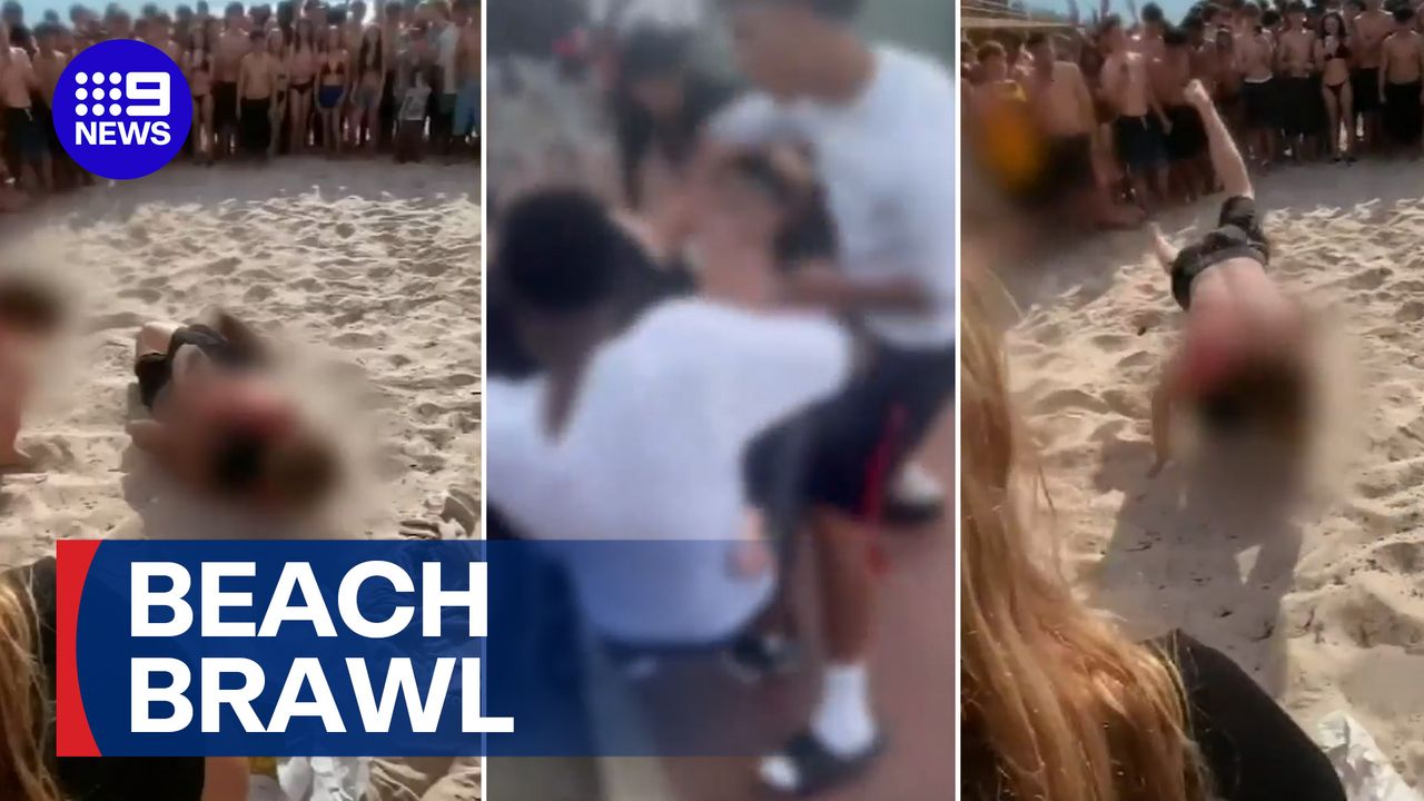 Watch 9News Latest Stories - Season 2026 - Violent brawls take over popular Adelaide beaches - 9Now