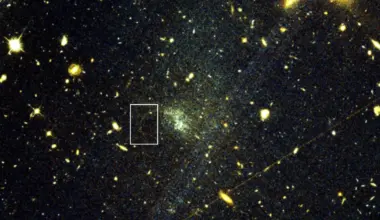First stellar stream beyond the Milky Way could reveal dark matter