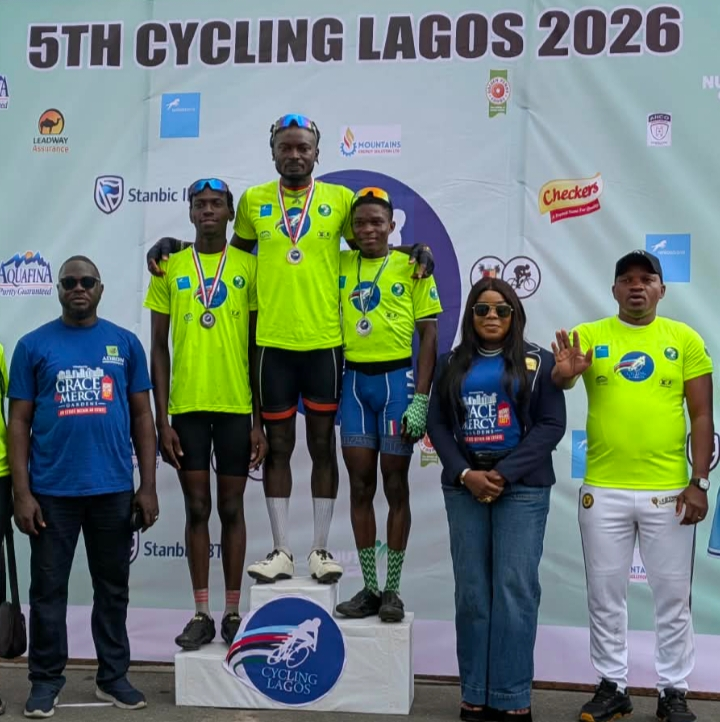 Sanwo-Olu aide flags off cycling Lagos as Agbo clinches second consecutive title