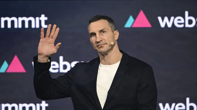 Wladimir Klitschko attended the finals of the European Boxing Championships