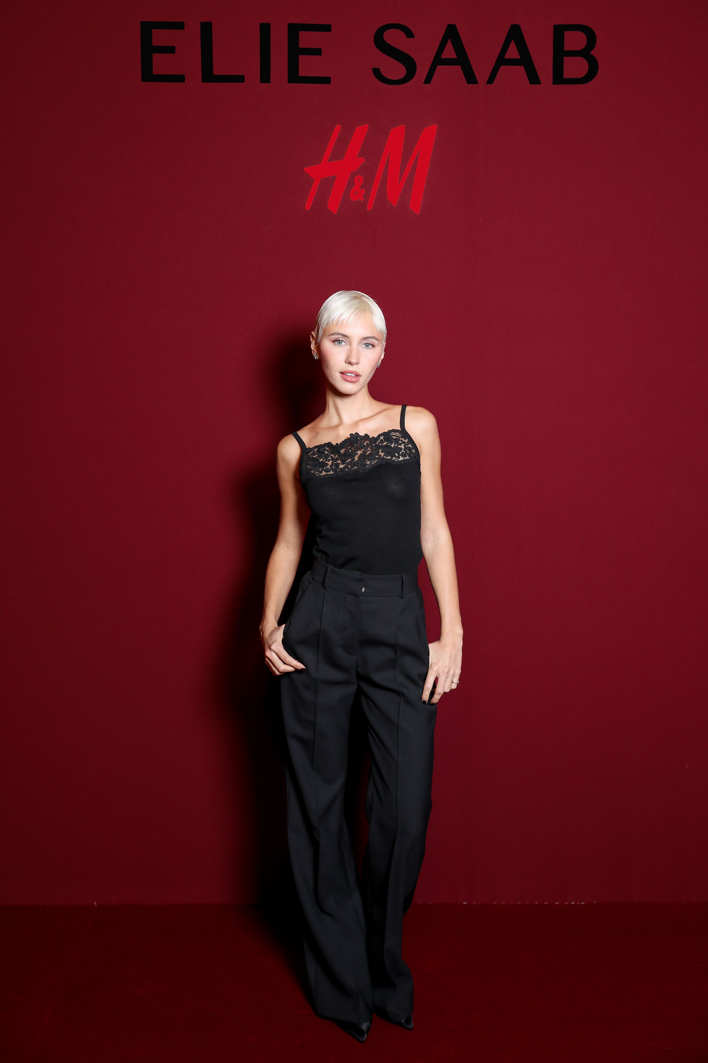 Iris Law at the H&M Elie Saab VIP event.
