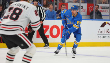 Blues and Blackhawks face off in preseason action Thursday