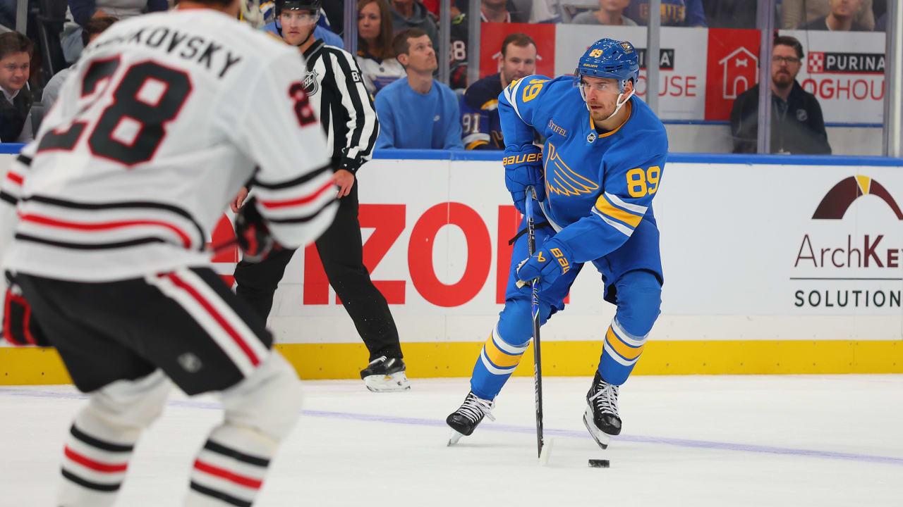 Blues and Blackhawks face off in preseason action Thursday