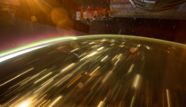 Astronaut spies city lights, auroras and star trails from the ISS photo of the day for Sept. 22, 2026