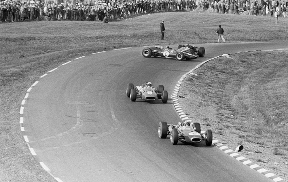Surtees continued but lost three laps after the incident