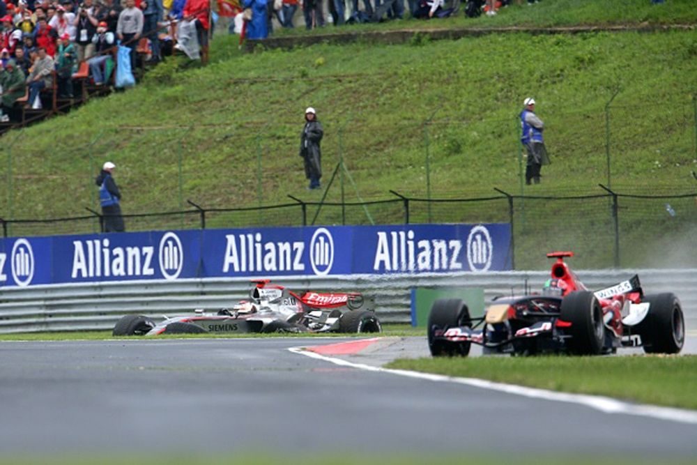 Raikkonen retiring paved the way for Button's maiden win
