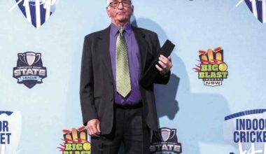 Local legend Greg King, indicted into Indoor Cricket Hall of Fame