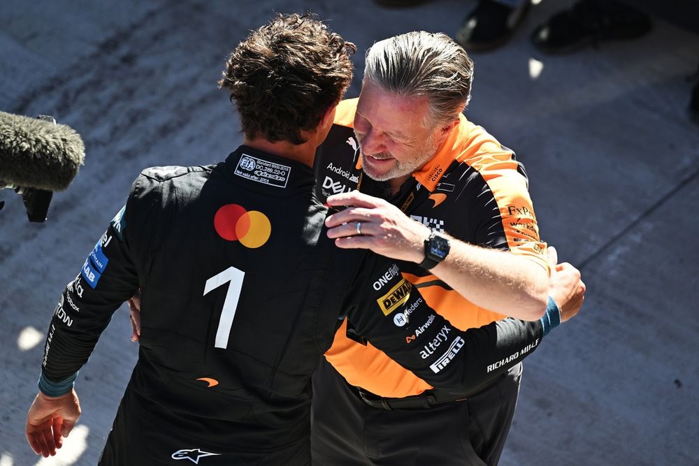Zak Brown braised his driver's qualifying result 