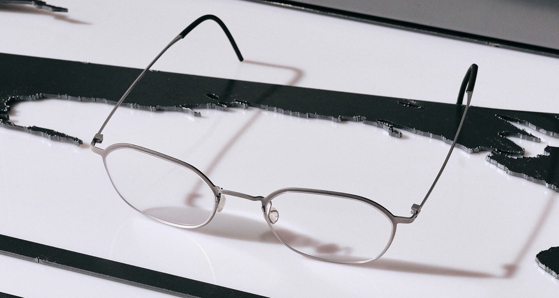 Fabrizio Corneli creates dramatic installation for glasses brand Lindberg