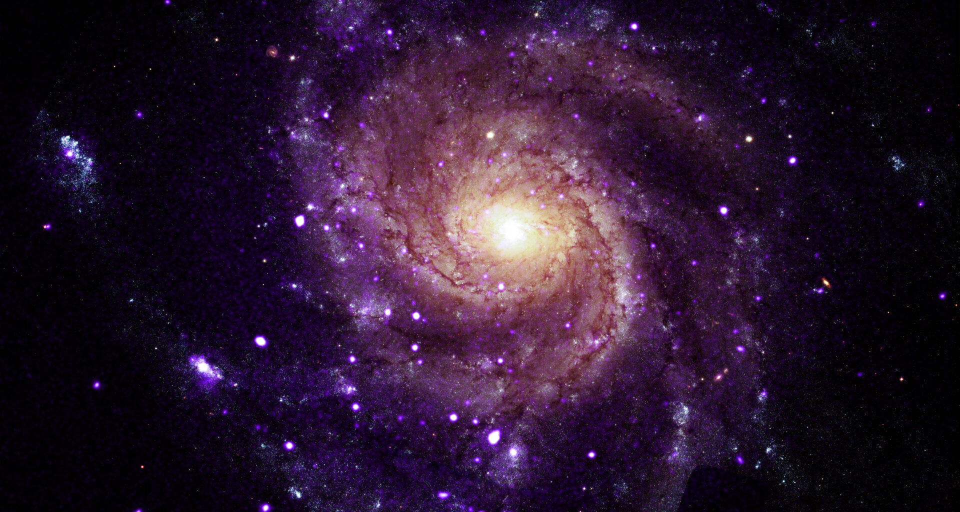 Researchers found 84 so-called hypersoft X-ray sources in M101, Messier 31, and four elliptical galaxies. This newly-discovered class of objects give off very low-energy X-rays and likely high levels of ultraviolet light. Their existence may help explain questions around Type Ia supernova explosions and the intergalactic medium. These images of the face-on spiral galaxy M101 show X-ray data from Chandra and an optical image from the Hubble Space Telescope.