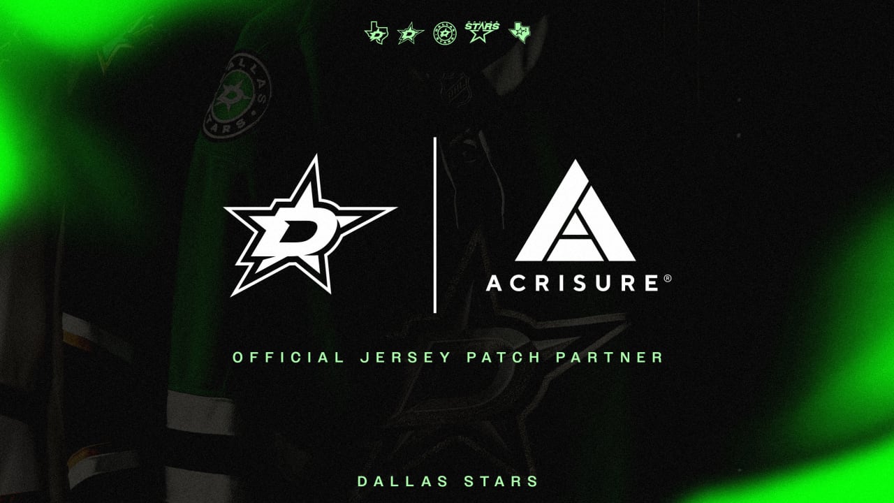 Dallas Stars announce Acrisure as official home jersey patch partner