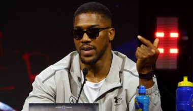 Anthony Joshua Causes Stir With Actions After Moses Itauma vs Filip Hrgovic