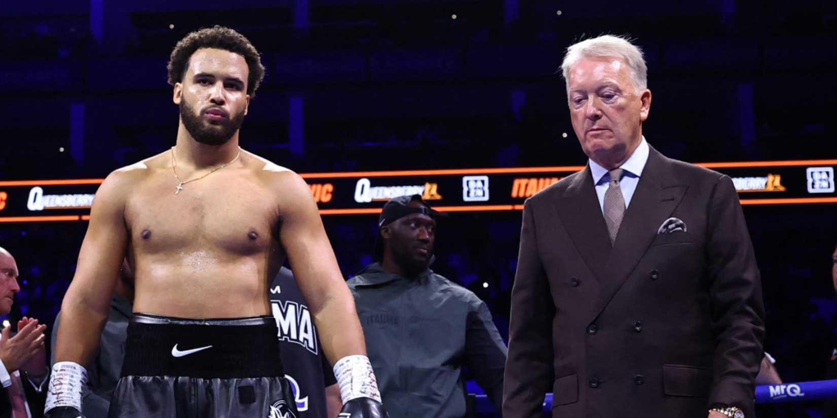 Moses Itauma immediately said just 6 words to Frank Warren after his shock loss to Filip Hrgovic