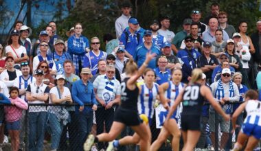 Big crowds, bigger scores: Record-breaking start for AFLW on and off field