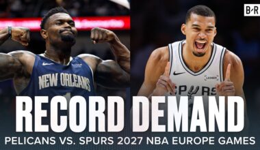 NBA Says Paris, Manchester Games Featuring Wemby & Zion Drove Record Ticket Demand