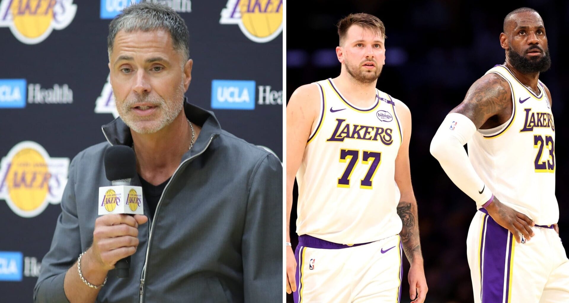 NBA fans feel Rob Pelinka's Luka Doncic GM clarification is a shot at LeBron James