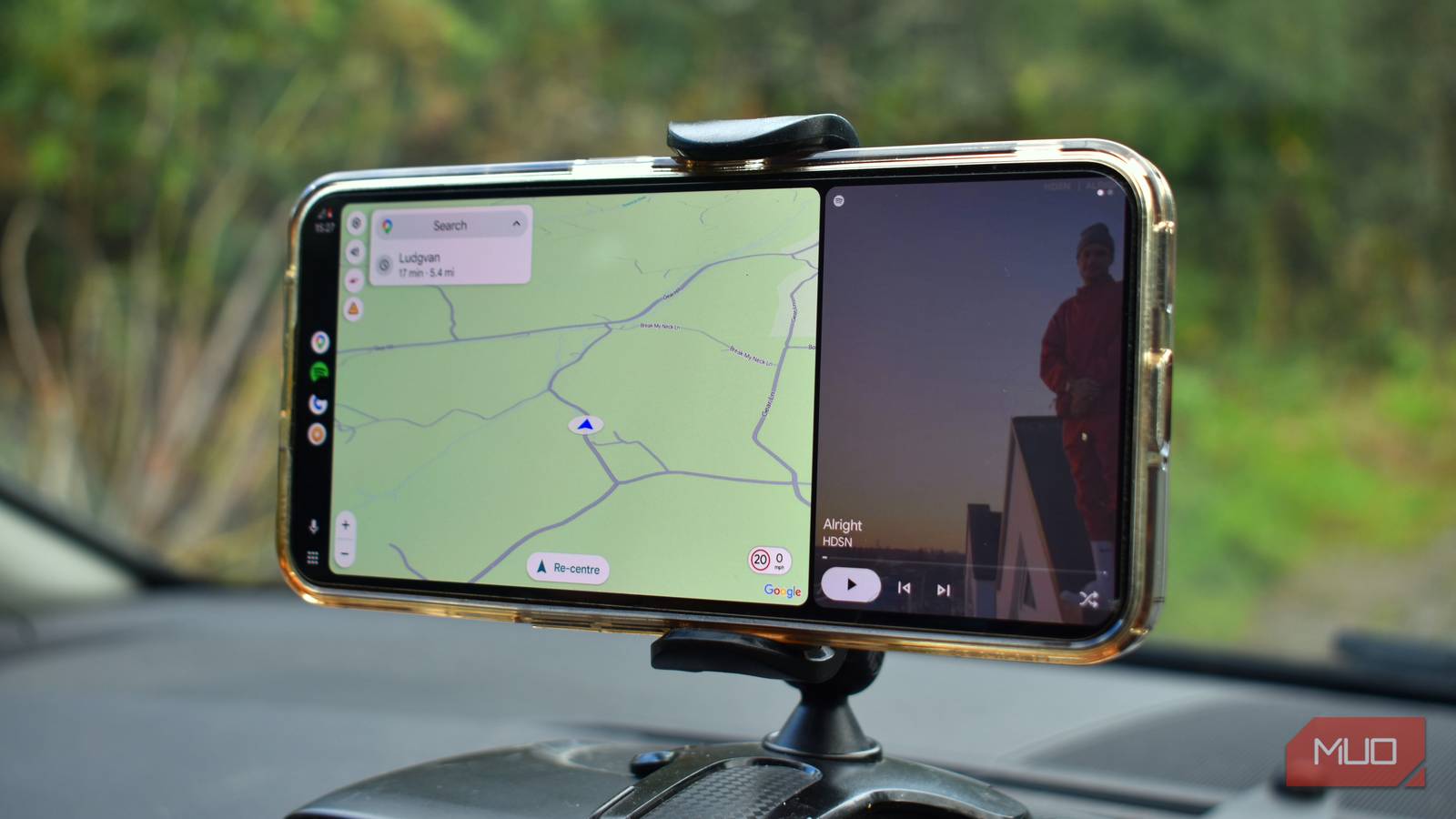I added Android Auto to my old car for $20 without replacing the stereo