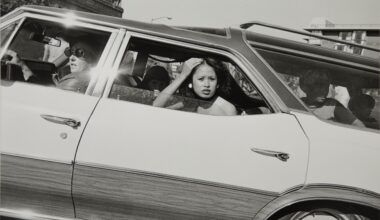 Photographer Henry Wessel modified his camera so he could shoot one-handed through the windshield while driving on his daily commute – and according to him, "A glance was enough"