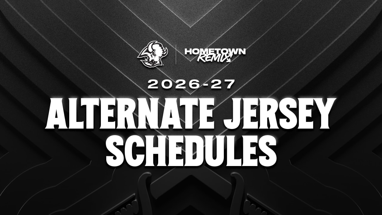 Sabres announce 2026-27 alternate jersey schedule