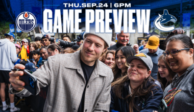 Canucks Host Oilers at Rogers Arena for Preseason Game to Begin Fan Fest