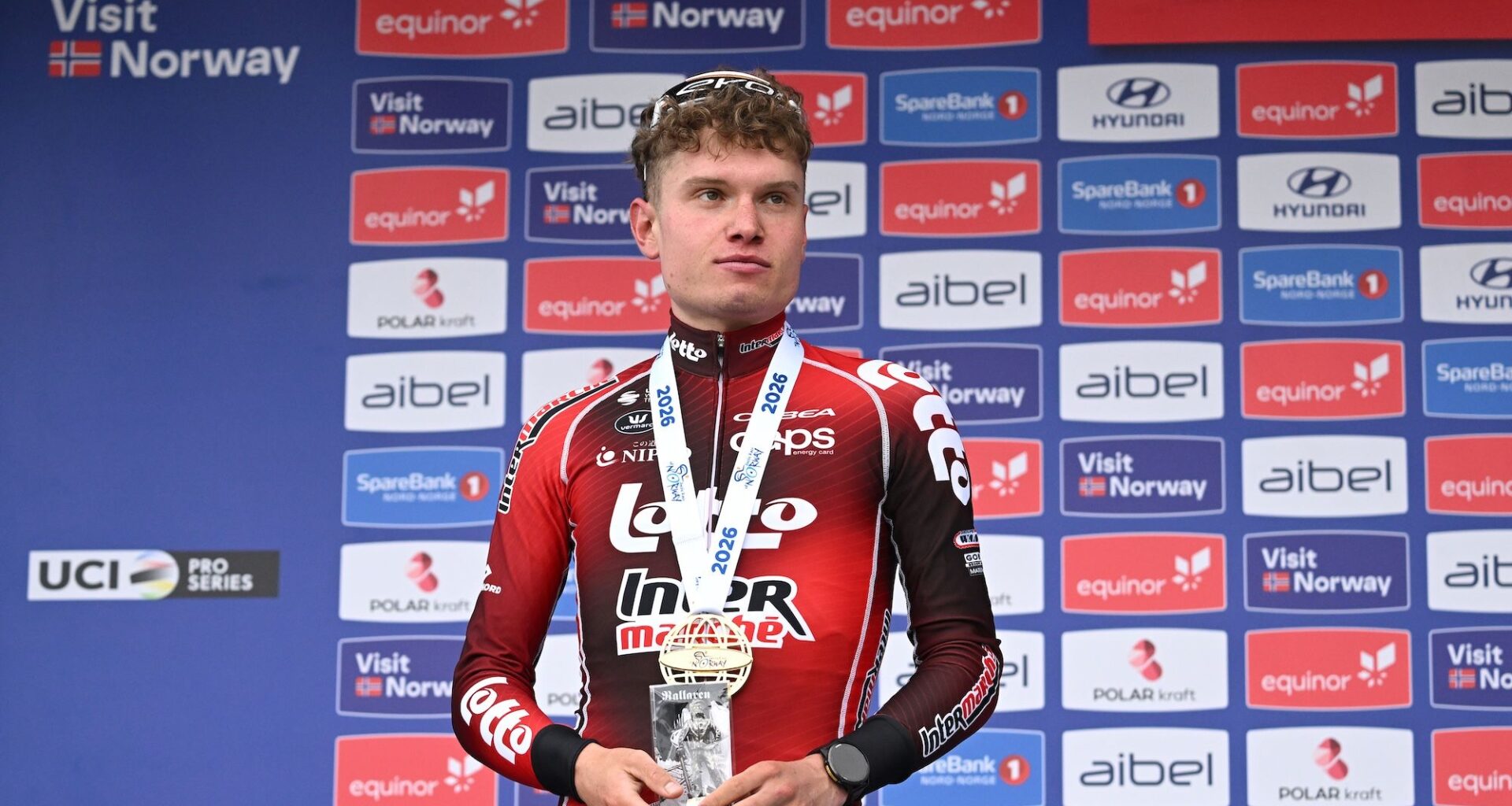 Tour of Slovakia: Lennert Van Eetvelt fends off rising star Henrique Bravo to clinch overall title with victory on final stage summit finish